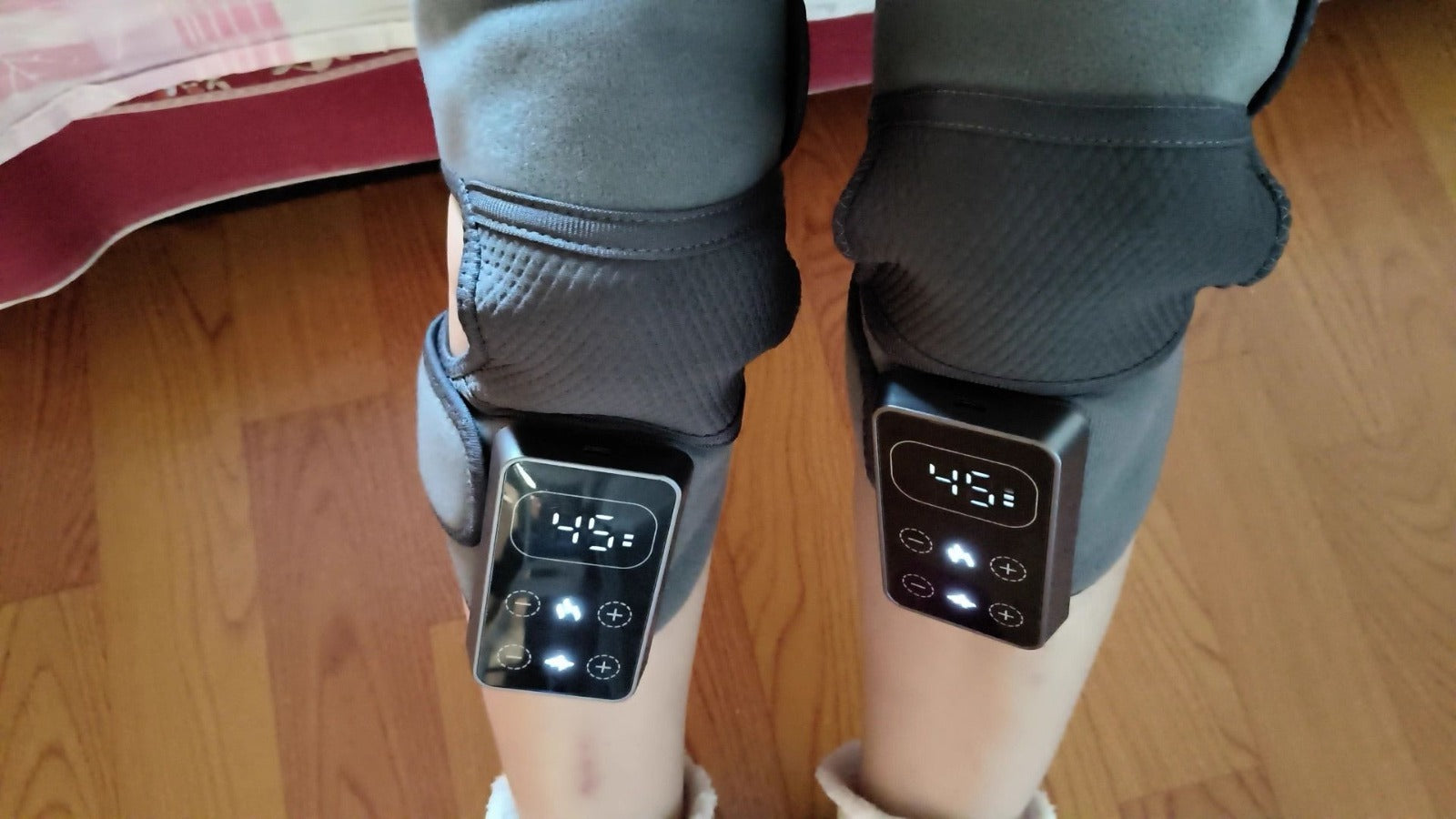 3-in-1 Cordless  Electric Knee Massager Heating Vibration Hot Compress Belt Arthritis Pain Relief ,Joint Muscle Pain Relief