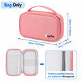 Travel Carrying Bag for Doppler Fetal Heart Monitor, Storage bag for Doppler Monitor, Portable Organizer Case Fits Doppler Heartbeat Monitor