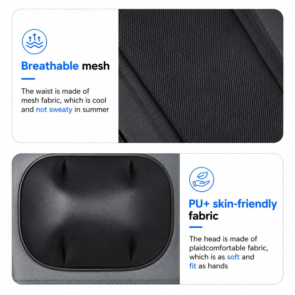 Orthopedic Heated Massage Mattress for Back & Leg Comfort   Full-body Electric Massage Mat Knead Vibration Heat Home Car Massage Chair ,Cushion with 10 Vibration Motor,