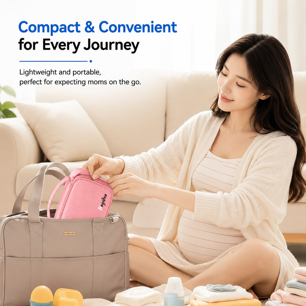 Travel Carrying Bag for Doppler Fetal Heart Monitor, Storage bag for Doppler Monitor, Portable Organizer Case Fits Doppler Heartbeat Monitor